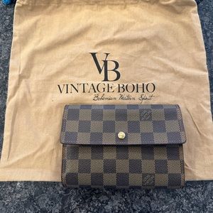 Louis Vuitton wallet- Vintage Boho